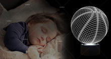 Load image into Gallery viewer, Colourful Touch Ambient Light Hound Shape Night Light Acrylic Kids Bedroom Lights
