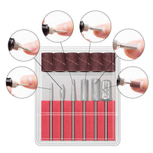 Load image into Gallery viewer, Nail Polishing Machine Dead Skin Removal Polishing Written Test Nail Piercing Device Mini Electric Manicure Implement Grinding Machine
