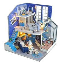 Load image into Gallery viewer, Girls Christmas gifts DIY doll house handmade model store house
