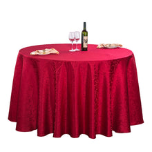 Load image into Gallery viewer, Hotel Wedding Tablecloth Restaurant Ding Room round Table Crocheted Tablecloth round Morning Glory Table Cloth
