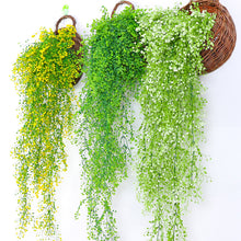 Load image into Gallery viewer, Artificial Wall-Mounted Rattan Wall Decoration Plastic Vine Fake Green Plant
