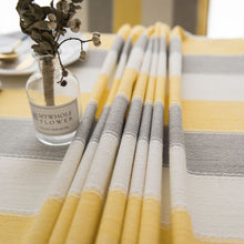 Load image into Gallery viewer, Cathetus Tablecloth Waterproof Rectangular Striped round Table Cloth
