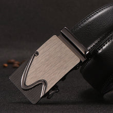 Load image into Gallery viewer, Automatic Leather Buckle Belt Leisure Business Jaguar Pants Belt
