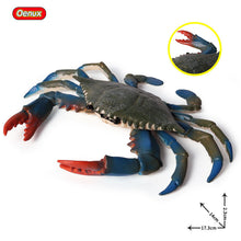 Load image into Gallery viewer, 2pcs/set Simulation Mini Crab Collection Child Figurine Animal Model Home Decor Kids Toys Realistic Sea Animal Modern Model Accessories
