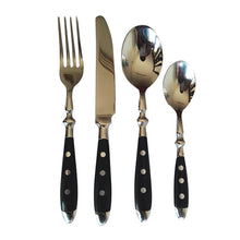 Load image into Gallery viewer, Knife, Fork and Spoon Suit Hotel Western Food Stainless Steel Knife, Fork and Spoon Creative Students' Box-Packed Tableware
