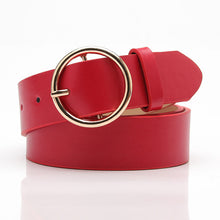 Load image into Gallery viewer, Women's Belt round Buckle Casual Simple All-Match Women's Jeans Accessories Belt Women's
