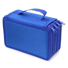Load image into Gallery viewer, Multicolor Oxford Cloth Color Pencil Box Bracket Multi-Functional Pencil Zipper Bag 72 Slot
