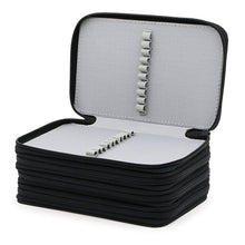 Load image into Gallery viewer, Multicolor Oxford Cloth Color Pencil Box Bracket Multi-Functional Pencil Zipper Bag 72 Slot
