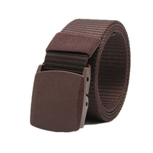 Load image into Gallery viewer, Nylon Waistband Student Military Training Pant Belt Breathable Plastic Buckle Canvas Belt Female
