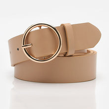 Load image into Gallery viewer, Belt round Buckle Casual Simple All-Match Women's Jeans Accessories Belt
