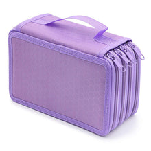 Load image into Gallery viewer, Multicolor Oxford Cloth Color Pencil Box Bracket Multi-Functional Pencil Zipper Bag 72 Slot
