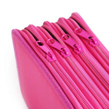 Load image into Gallery viewer, Multicolor Oxford Cloth Color Pencil Box Bracket Multi-Functional Pencil Zipper Bag 72 Slot
