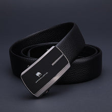 Load image into Gallery viewer, Men's Inner Automatic Buckle Leather Belt Pure Men's Business Belt
