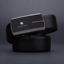Load image into Gallery viewer, Men's Inner Automatic Buckle Leather Belt Pure Men's Business Belt
