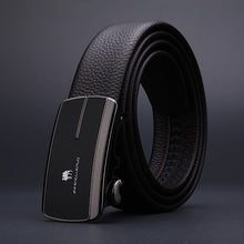 Load image into Gallery viewer, Men's Inner Automatic Buckle Leather Belt Pure Men's Business Belt
