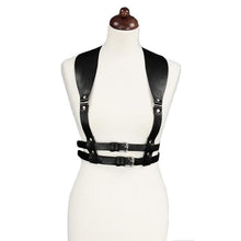 Load image into Gallery viewer, Fashion Punk Leather Harness Belt Strap Girdle Sexy Women Handmade Belt Decorative Shirt Dress Vest Harness Belt
