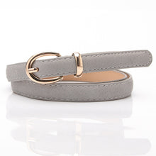 Load image into Gallery viewer, Leather Decorative Thin Belt Trendy Versatile Student Pant Belt Casual Jeans

