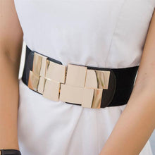 Load image into Gallery viewer, Fashion Elastic Belt Waistband Ultra Wide Adjustable Buckle Girdle Skinny Wide Belt
