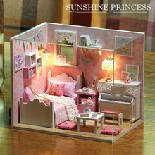 Load image into Gallery viewer, DIY Mini House Building Model Assembled Toy Children's Birthday Goods Christmas Gift
