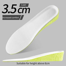Load image into Gallery viewer, Insole 1Pair Sports Shock Absorption  for Feet Height Increase Templates Men Women s s 1.5cm/2.5cm/3.5cm Growing Sole shoe pads
