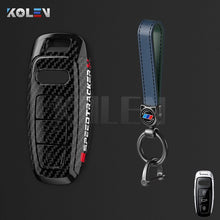 Load image into Gallery viewer, ABS Carbon Fiber Style Car Key Case Cover Shell Fob For A3 A4 A5 C5 C6 8P 8L B6 B7 B8 Q3 Q5 Q7 A6 A7 4M 8S B9 A8 Q8 C8 TT
