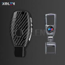 Load image into Gallery viewer, ABS Carbon Fiber Car Key Case Cover Shell Fob For Mercedes Benz A B C E S Class W204 W205 W212 W213 W176 GLC CLA AMG W177
