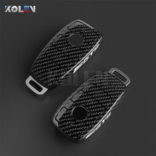 Load image into Gallery viewer, ABS Carbon Fiber Style Car Key Case Cover Shell Fob For Mercedes Benz A B C E S Class W204 W205 W212 W213 W176 GLC CLA AMG W177
