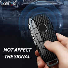 Load image into Gallery viewer, ABS Carbon Fiber Car Key Case Cover Shell Fob For Mercedes Benz A B C E S Class W204 W205 W212 W213 W176 GLC CLA AMG W177

