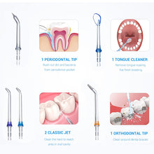 Load image into Gallery viewer, AG portable oral irrigator usb rechargeable water flosser Dental Water Jet 300ML 5 Modes Water Tank Waterproof Teeth Cleaner 0ral irrigator
