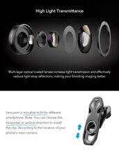 Load image into Gallery viewer, APEXEL HD Optic Camera Phone Lens 100mm Macro Lens + 10x Super Macro Lenses For iPhonex xr xs max Samsung s9 All Smartphones

