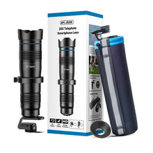 Load image into Gallery viewer, APEXEL Pro HD 28X metal telescope lens Phone Camera lense monocular with mini selfie tripod for iPhone 78 Xiaomi all Smartphone
