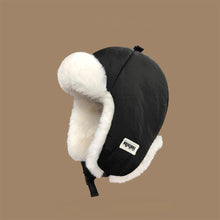 Load image into Gallery viewer, Lei Feng Hat Pilot Hat, Earflap Hat, Windproof and Warm, Lightweight Down Cotton, Fashionable Cycling and Skiing Hat, New Style,
