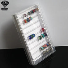Load image into Gallery viewer, Acrylic Pandora Box Charm Beads Bracelet Ring Holder Jewellery Organizer JewelryTray Diy Finding Display Stand Storage Case Rack
