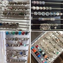 Load image into Gallery viewer, Acrylic Pandora Box Charm Beads Bracelet Ring Holder Jewellery Organizer JewelryTray Diy Finding Display Stand Storage Case Rack
