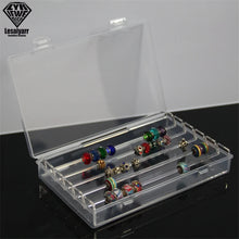 Load image into Gallery viewer, Acrylic Pandora Box Charm Beads Bracelet Ring Holder Jewellery Organizer JewelryTray Diy Finding Display Stand Storage Case Rack

