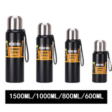 Load image into Gallery viewer, All-steel 304 Russian stainless steel thermos cup outdoor travel large-capacity kettle stainless steel thermos thermos termo
