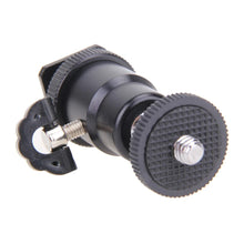 Load image into Gallery viewer, Aluminum Tripod Ball Head 1/4 Hot Shoe Adapter Metal Flash Bracket Holder with Lock Camera Accessories 360 Degree for GOPRO
