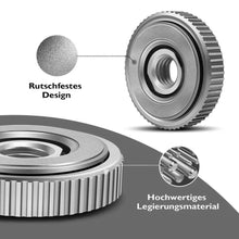 Load image into Gallery viewer, Angle Grinder M14 Thread Inner Outer Flange Nut Set Quick Release Locking Nut Replace For Bosch Metabo Milwaukee Makita Dewalt
