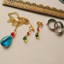 Load image into Gallery viewer, Howl's Moving Castle Hauru Cosplay Costumes Necklace Earrings Ear Pendants Ring Handmade Jewelry Prop
