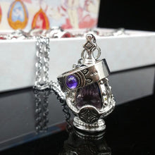 Load image into Gallery viewer, Puella Magi Madoka Magica Soul Gem Necklace Crystal Pendant Ring Cosplay Costumes Lovers Jewelry Set Accessoies Prop
