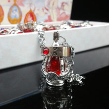 Load image into Gallery viewer, Puella Magi Madoka Magica Soul Gem Necklace Crystal Pendant Ring Cosplay Costumes Lovers Jewelry Set Accessoies Prop
