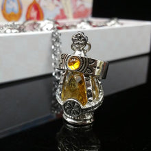 Load image into Gallery viewer, Puella Magi Madoka Magica Soul Gem Necklace Crystal Pendant Ring Cosplay Costumes Lovers Jewelry Set Accessoies Prop
