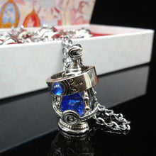 Load image into Gallery viewer, Puella Magi Madoka Magica Soul Gem Necklace Crystal Pendant Ring Cosplay Costumes Lovers Jewelry Set Accessoies Prop
