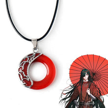 Load image into Gallery viewer, Anime Tian Guan Ci Fu Necklace Hua Cheng Cosplay Xie Lian Moonlight Pendant Choker Necklaces Couple Jewelry Valentine's Day Gift

