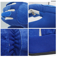 Load image into Gallery viewer, Anti-slip Leather Gloves Breathable Comfortable Weed Puling Up Gloves For Gardening Fishing Clamming garden Work
