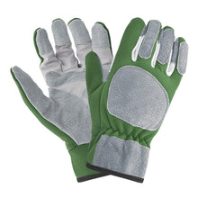 Load image into Gallery viewer, Anti-slip Leather Gloves Breathable Comfortable Weed Puling Up Gloves For Gardening Fishing Clamming garden Work

