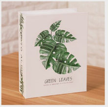 Load image into Gallery viewer, Art Photo Album Slip in Case with 100 Pockets 6 X 4 Inch - Family Friends Memories Picture Photograph Albums Book - Green Leaves
