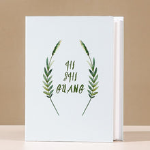 Load image into Gallery viewer, Art Photo Album Slip in Case with 100 Pockets 6 X 4 Inch - Family Friends Memories Picture Photograph Albums Book - Green Leaves
