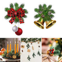 Load image into Gallery viewer, Artificial Pine Needle Plants Plastic Christmas Tree DIY Green Snow Pine Branches for Wedding Home Decor Flower Wreath Whole
