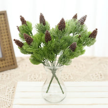 Load image into Gallery viewer, Artificial Plant Green Pine Ball Water Grass Bundle Fake Grass Family Wedding Office Accessories DIY Faux Flower Arrangement
